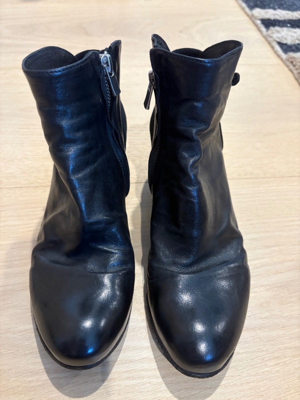 Officine Creative black leather Boots